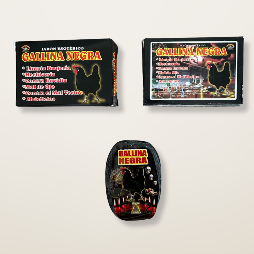 Gallina negra bar soap