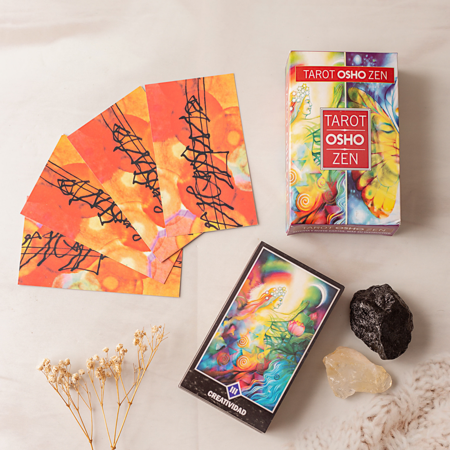Osho Zen Tarot Deck - Inspire Spiritual Growth (Spanish Edition)