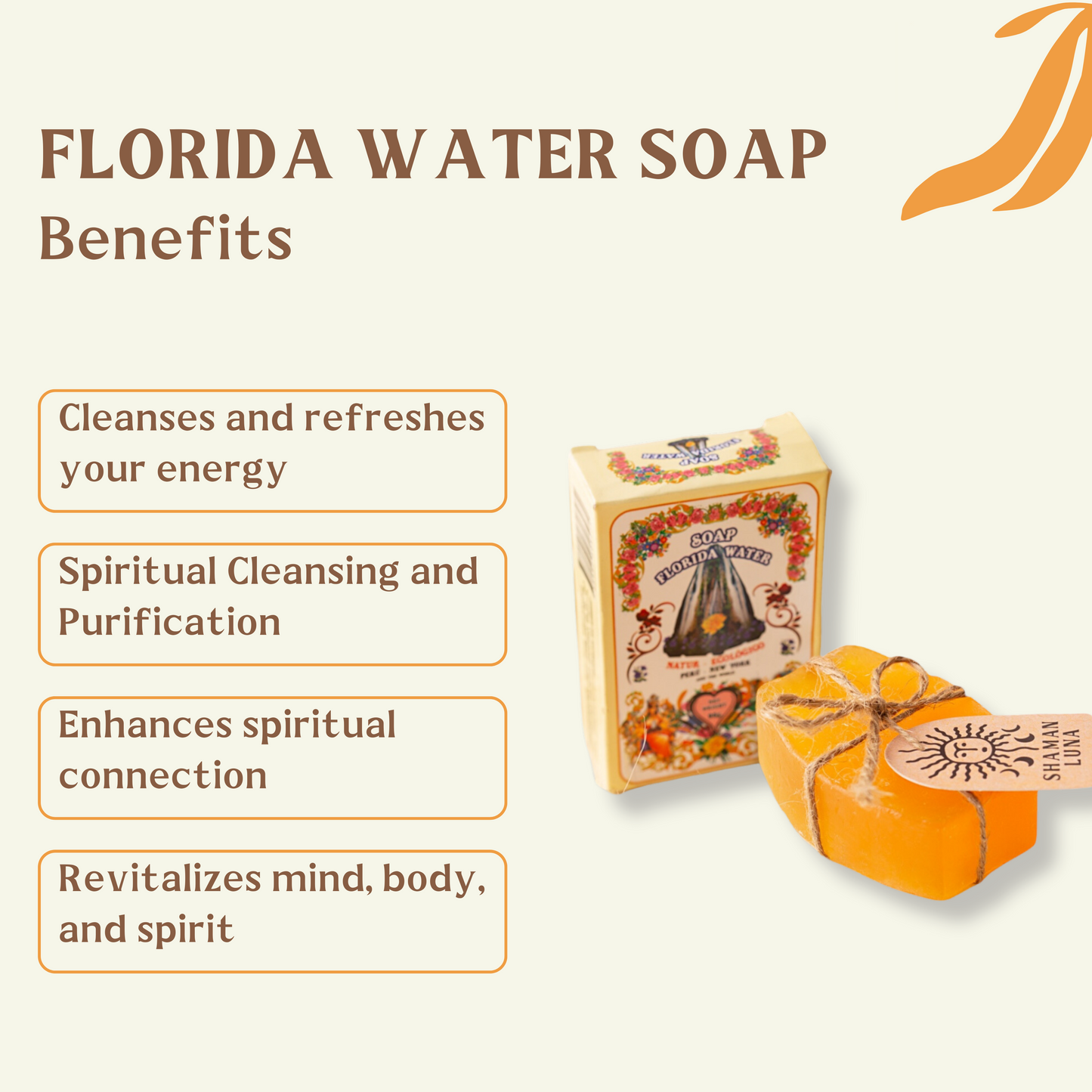Florida Water Bar Soap - 1 unit (3.3oz/95gr)