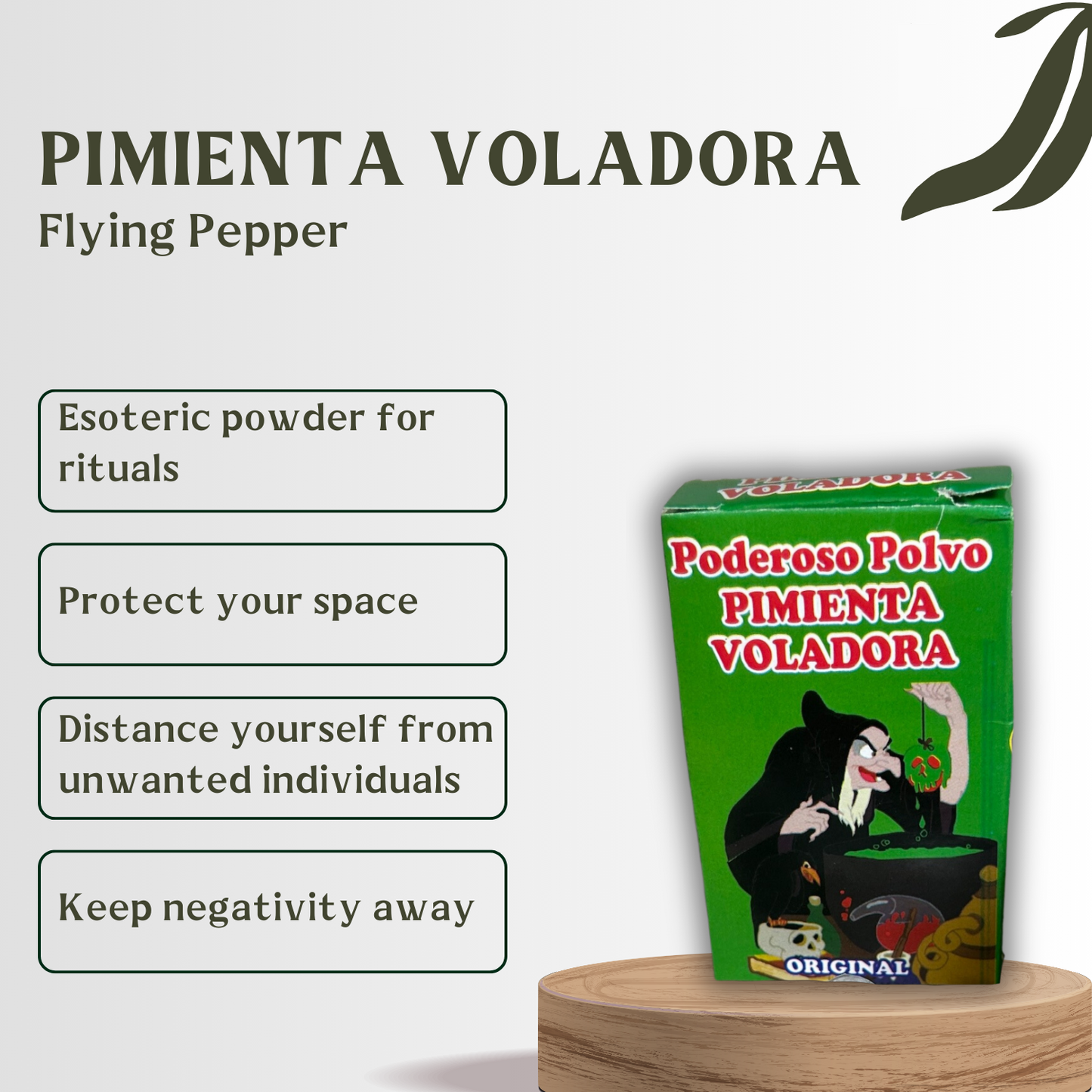 Flying Pepper Pimienta Voladora Repel unwanted people